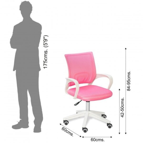 2 pinkish chair