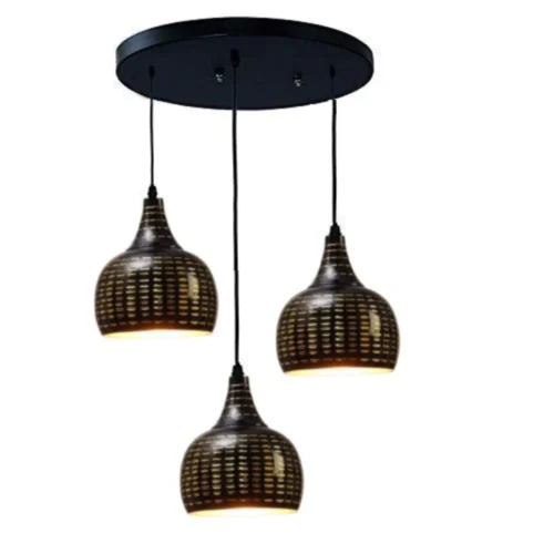 Aesthetic Black Triplet Ceiling Light
